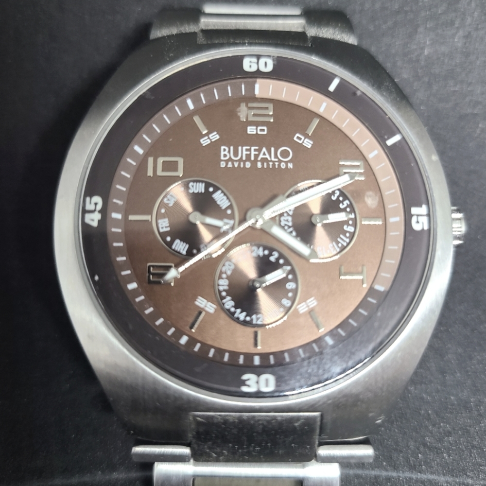 Buffalo Men's Brown Face Watch
